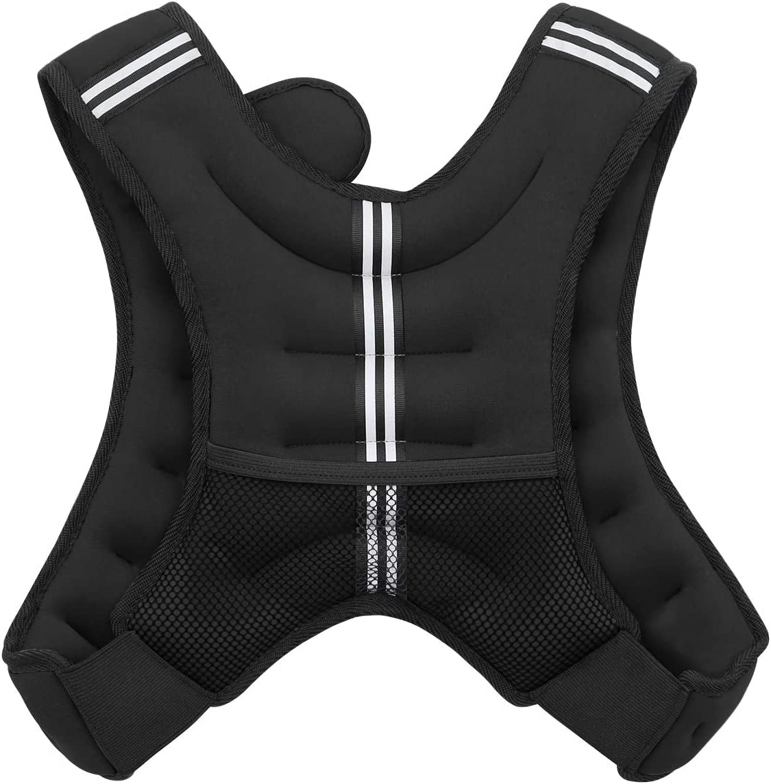 Adjustable Weighted Vest for Strength Training and Fitness - Available in 11Lbs and 18Lbs for Men and Women