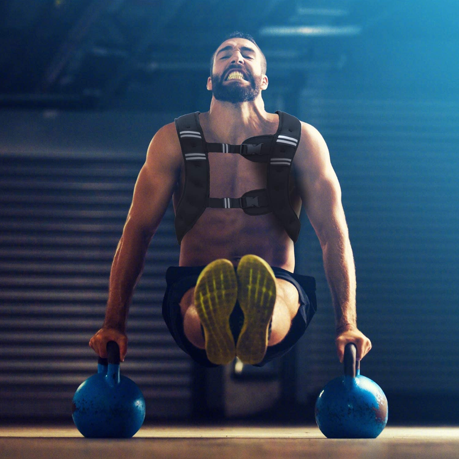 Adjustable Weighted Vest for Strength Training and Fitness - Available in 11Lbs and 18Lbs for Men and Women