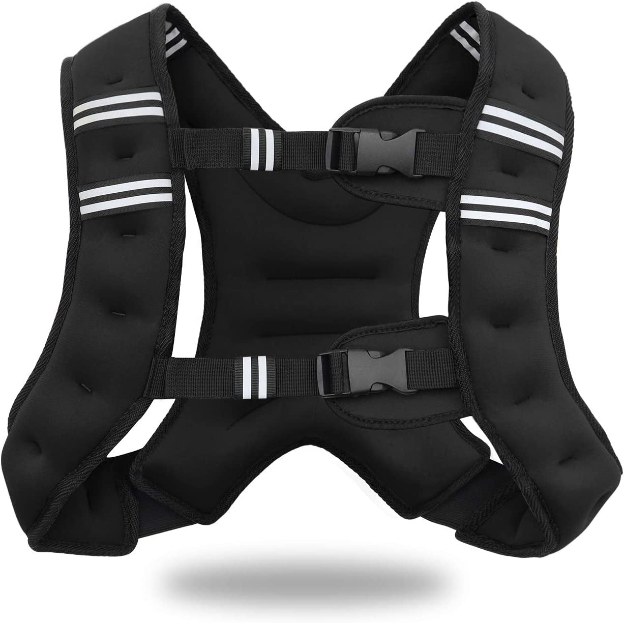 Adjustable Weighted Vest for Strength Training and Fitness - Available in 11Lbs and 18Lbs for Men and Women